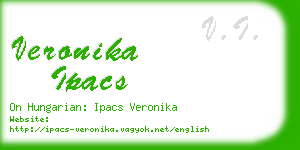 veronika ipacs business card